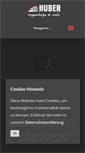 Mobile Screenshot of huber-treppe.de